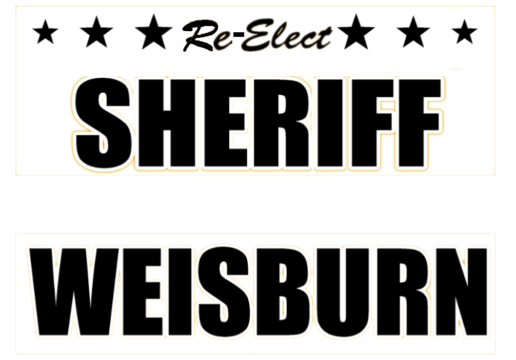 Weisburn for Sheriff Hero Image
